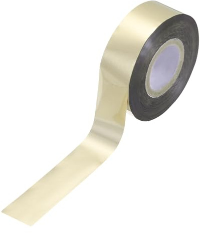 QUARKZMAN Carta Trasferimento Termico Foil Rotolo 0.8x394ft Oro Chiaro