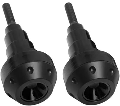 TYSMYXGS Protezione Anticaduta CNC per Moto, Slider Telaio, Carenatura, Protezione Antiurto, per K&awasaki ZX6R ZX 6R ZX-6R 2006-2019 Tamponi Paratelaio Protezioni(Nero)