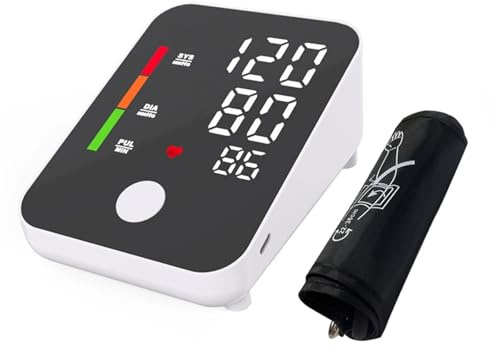 snapbuy Ultra Precision Blutdruckmessgerät/Präzise Blutdruck und Pulsmessung am Oberarm/Arrhythmie-Erkennung/Mit smarter Speicherfunktion/Für den Heimgebrauch