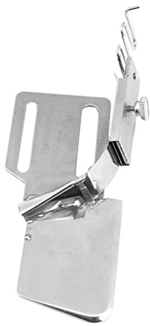 UKCOCO Carpeta de Bordes de Costura de Acero Inoxidable para Máquina de Coser, Accesorio de Encuadernación Práctico