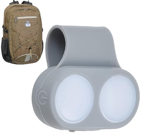 Lámpara de carrera genérica, lámpara de torso LED segura antideslizante, antorcha LED de silicona, 4 modos ajustables, para hombres, mujeres, correr, pesca, ciclismo