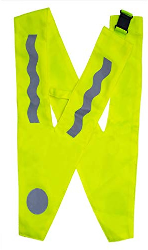 REALflex-V New Sicherheitskragen Erwachsene, Leuchtkragen, Überwurf, Sichtbarkeit Verkehrssicherheit, Senioren, Geschenkidee