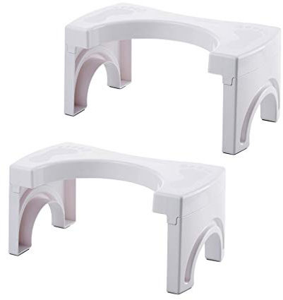 Toilettenhocker, Faltbar Trittleiter Lindert Verstopfung, Blähungen, Richtet den Doppelpunkt für eine schnellere und einfachere Linderung aus (Farbe : 2 pieces)