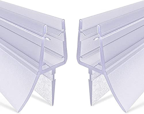 .one-bath Premium Duschdichtung 3x100cm I Glastür Dichtung Universal für 6mm 7mm oder 8mm Dicke I Wasserabweisende Duschkabinen-Dichtung