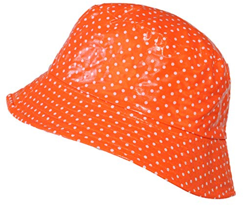 Toutacoo, Regenhut Vinyl Wasserdicht (09- Orange Erbsen)