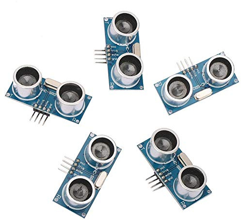 Ultraschall-Distanzmodul, 5 Stück 2cm-450cm Distanzmesssensor, HC-SR04 DC 5V Entfernungsmesser für