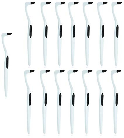 Eliminador de sarro profesional de limpieza de dientes, removedor de manchas de dientes, pulido de dientes, pulidor de blanqueamiento dental, borrador de manchas de dientes, color blanco, 15 unidades