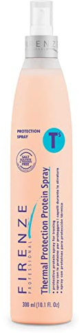 Firenze Professional Thermal Protection Spray 300ml (10.1 fl oz) – Heat Styling Support for Smooth, Manageable Hair – Lightweight Hair Protectant