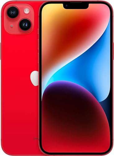 Apple iPhone 14, 256GB, PRODUCT Red - Unlocked (Renewed)