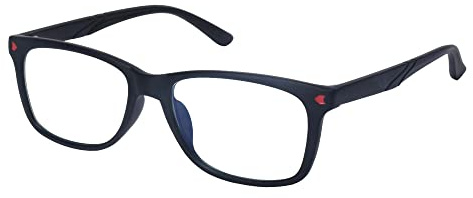 SooGree Kids Blue Light Blocking Glasses Girls Boys Computer Video Gaming TV Glasses for Child Student Age 3-12 Anti Blue Light & Headache (Transparent Black and Red)