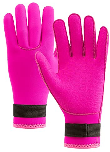 YDQUANI Neoprenhandschuhe 3mm Neopren Tauchhandschuhe Thermische Anti-Rutsch Tauchhandschuhe für Frauen Kinder Schnorcheln Kajakfahren Schwimmen Surfen Fischen