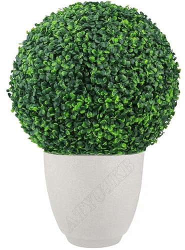 ATYUJKB Künstlicher Pflanzenball Formschnittkugel, Buchsbaumkugel Künstlich, Künstliche Pflanzendekoration, Simulations Kugel Herzstück, Dekorativer Grasball