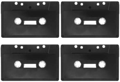 STOBAZA 4stücke Leere Kassettenbänder Für Wände Vintage Audio Tape Dekoration Für Kreative Wandgestaltungen Und Retro-ästhetik