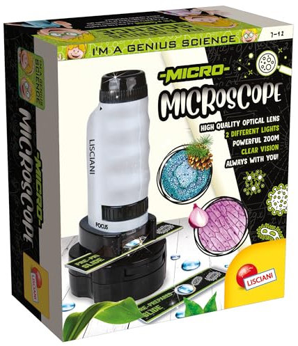 Liscianigiochi-I'm a Genius Micro-Microscope, 105557, Multicolore, Medio