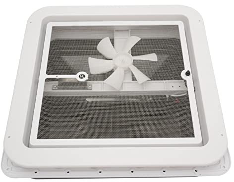 42x42cm Dachluke Dachfenster Dachhaube Vent Universal Camper Fenster Mit Montage Trim Ring Vent Hatch Ersatz für Wohnwagen Oder Wohnmobil Caravan