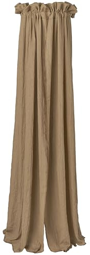 MEYCO Baby Uni Betthimmel, Babyhimmel (Baldachin aus Baumwolle und Polyester, geschützte Umgebung, warme Atmosphäre, einfache Befestigung, weiche Textur, waschbar, Größe: 55 x 240 cm), Toffee