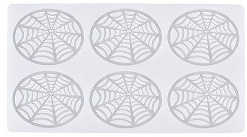 HYROOY Silikon-Schokoladenformen, Spinnennetz-Form, Fondantform, Schokolade, Kuchen, Küchen, Backwerkzeug, selbstgemachtes Urlaub