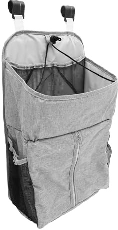 SHOWERORO 1pc Multifunctional Nursery Storage Bag Cradle Hanging Diaper Organizer for Washable and Wear-resistant Crib Pouch for Strollers and Boy Girl Beds