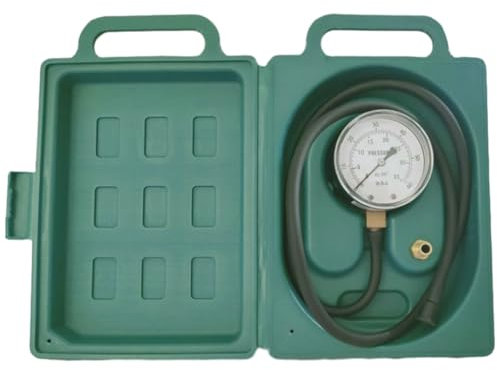 Junterone Kit de ManóMetro para Gas Natural o Gas LP, Kit de Prueba de PresióN de Gas MúLtiple, Longitud de Manguera de 3,3 Pies, Conector de LatóN NPT de 1/8 Pulgadas