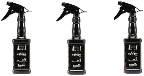 Remingtape 3X 650ML Peluquería Botella Salón Peluquería Herramientas Pelo Corte Pelo Pulverizador de Agua Negro