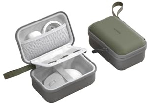 Hagibis Estuche de Almacenamiento para Mouse, Organizador electrónico, Bolsa de Viaje, Funda de Transporte portátil para Cargador de Cable de Mouse inalámbrico, batería Externa rígida (Verde)