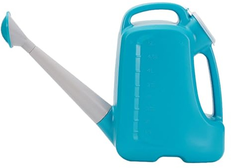 MagiDeal Gießkanne mit Langer Düse für Pflanzen, 5L Gartengießkanne mit Abnehmbarer Brause für Haus & Garten, Blau, 43 cm x 32 cm