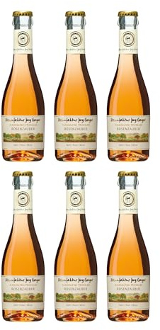 Manufaktur Jörg Geiger PriSecco Rosenzauber Piccolo Roséwein Rosé lieblich Deutschland inkl. FeinWert E-Book (6 x 0.2 l)