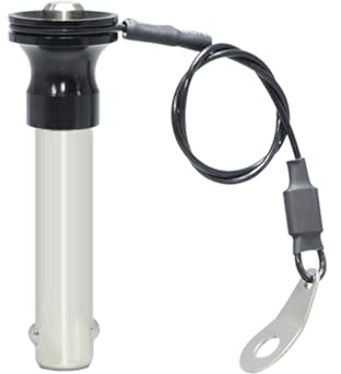 Perno a sgancio rapido in acciaio inossidabile, 1 pezzo di bloccaggio a sfera a molla da 12,7 mm diametro, sgancio rapido in acciaio inossidabile utilizzato for altoparlanti line array(12.7x50mm)