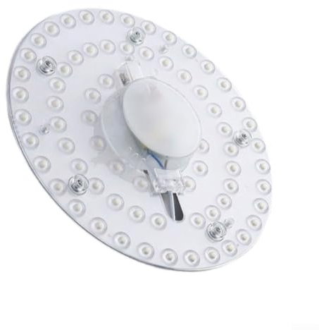 Ventilatore da soffitto a LED, modulo di luce a 3 colori, 24 W/36 W, scheda di ricambio con Smart Driver per lampade da 16,5-27 cm, bianco (C)