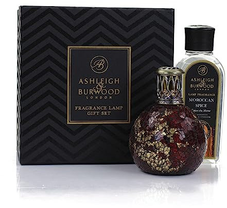 ASHLEIGH & BURWOOD | Dragon's Eye Gift Set | Hand Crafted Dragon's Eye Lamp & Moroccan Spice Fragrance 250ml