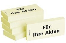 BIZSTIX® Business Haftnotizen Für Ihre Akten (5 Stk.)