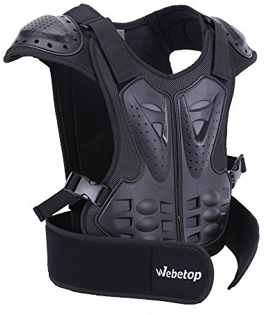 Webetop Kids Chest Protector Motocross Chest Protector Youth Dirt Bike Body Chest Spine Protector L