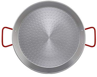 Metaltex - Paellera Acciaio Lucidato 10 Razioni 42 cm, Grigio 7398080000