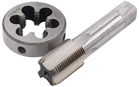 MOTOKU 13/16 - 16 HSS Right Hand Thread Tap and Die 13/16-16 TPI Cutting Threading RH