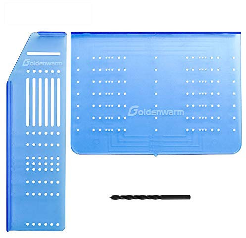 Goldenwarm Griff Knöpfe Bohrschablone für Möbelgriffe Schrankgriffe Schubladen Griffe und Knöpfe Montagewerkzeug TM160