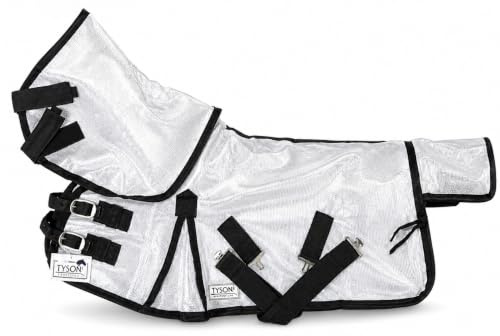 Fliegendecke + Halsteil, abnehmbar Netz fest 65 70 75 80 85 90 95 100 cm Minishetty Falabella Shetty Fohlen Tysons Breeches (85 cm)