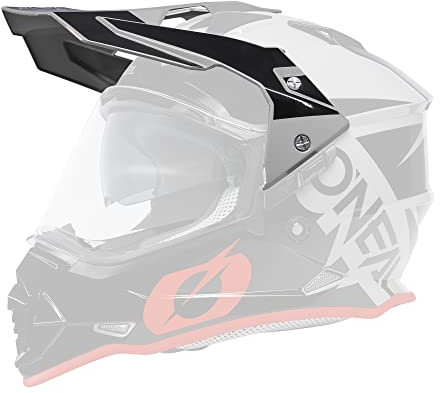 O'NEAL | Motorcycle Helmet Spare Parts | Enduro Motocross | Spare VISOR SIERRA Helmet R V.23 | Black Red Grey | One Size