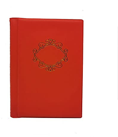PU-Leder-Album für Münzen. 10 Blatt Briefmarkenalbum 250/120 Taschen Münzsammlungsbuch für Gedenkmünzen, Token-Album, 120 Taschen, rot