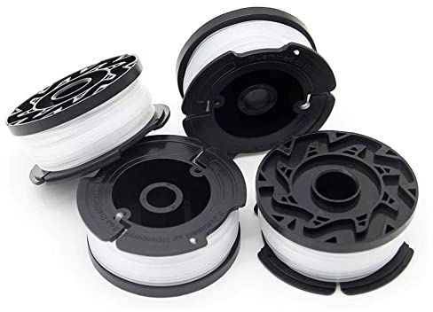 Puupaa Thread Spools, Trimmer Spool Line and Cover for Black and Decker Grass Strimmers for GL280 GL230 GL340 GL425 GL430 GL530 GL540-4 PCS