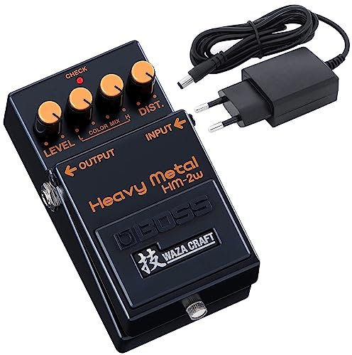 Boss HM-2W Heavy Metal Verzerrer Distortion Waza Craft Pedal + keepdrum Netzteil