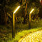 AGOTD Lampada solare per esterni da giardino, 2 pezzi di lampade solari con 3 modalità di illuminazione, IP55, impermeabile, lampada solare da giardino per giardino, ponte, prato, cortile, vialetto,