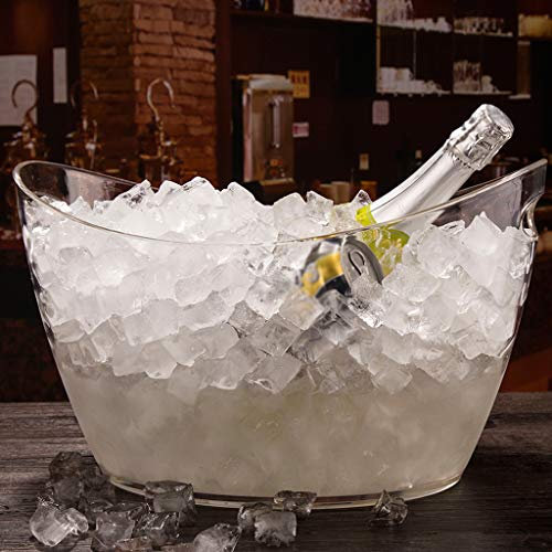 SkVLf 14L Transparent Ice Bucket: Perfect for Bars, Parties, and Outdoor Use