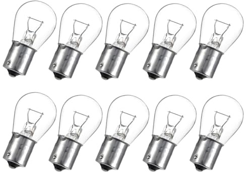 ShuoHui P21W 12V 21W Kugellampe BA15s Bremslichtlampe Nebelschlusslampe Rückfahrlicht Tagfahrlicht Glüh-Lampe Auto Birne Kfz PKW Stop Signal Licht (4)