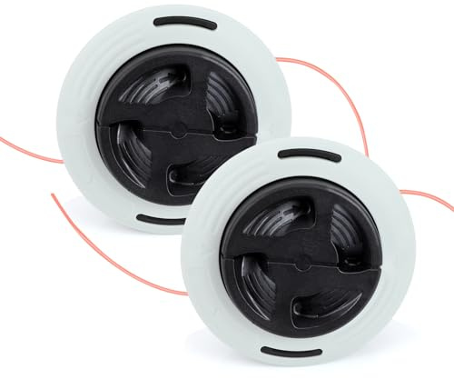 YOUSHARES Cabezal Desbrozadora Universal M10 x 1,25LH, Cabezal Universal Desbrozadora Compatible con Stihl (2, Blanco)