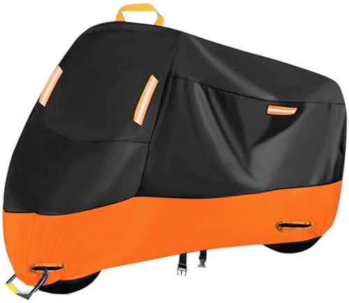 xytdatc Fundas para Motos para FXDC Dyna Glide Custom 1992, Exterior Funda Protectora para Motocicleta Motorcycle Cover Impermeable Anti UV Accesorios,C C