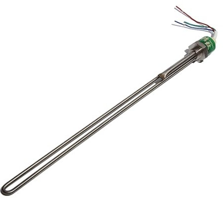 NPQRKJYH Chauffe-eau solaire à filetage de 25mm, chauffage auxiliaire, Tube de chauffage électrique inséré sur le côté avec Tube de sonde