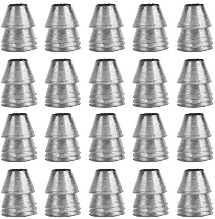 20pcs Safety Round Handle Wedges Steel Hammer Handle Splitting Wedge Set Hammer Handle Wedge Kit for Axe Claw Hammer Sledge (Diameter 13mm / 0.51in)