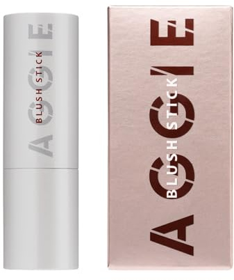 Aggie - Rouge im Stick 8 g – Cremige Formel mit Sheabutter und Rizinusöl, Feuchtigkeitsspendendes Make-up-Produkt, Ideal für Reife und Trockene Haut, Natürlich, Cream Blush, Contouring Stift, Makeup