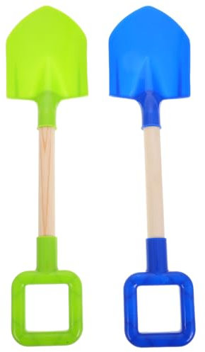 ibasenice 2pièces Pelle à Neige pour Garçon Fille De avec pour Déneigement Activités De Plein Air Bleu Et Vert