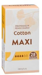 Protegeslip maxi Cotton Caja 28 ud.